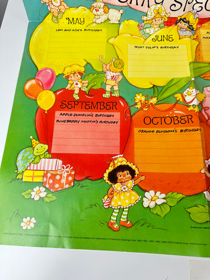 1984 Strawberry Shortcake Berry Special Friends Club Rare Mail-In Offer Poster