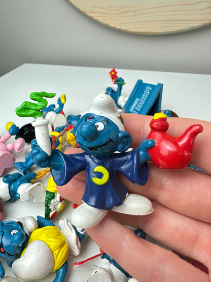 1980s Peyo Smurf Miniature PVC Figures (Sold Separately)