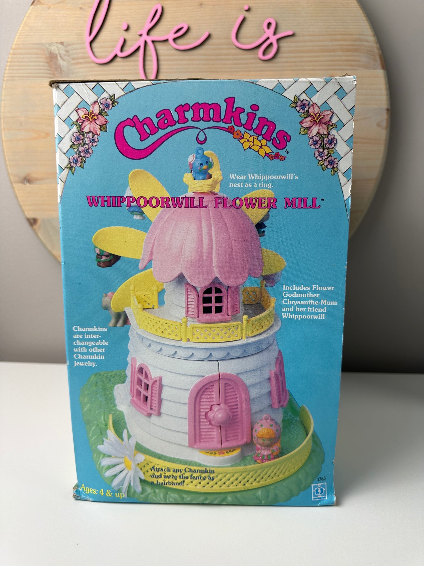 1984 Charmkins Whippoorwill Flower Mill Complete w/ Box