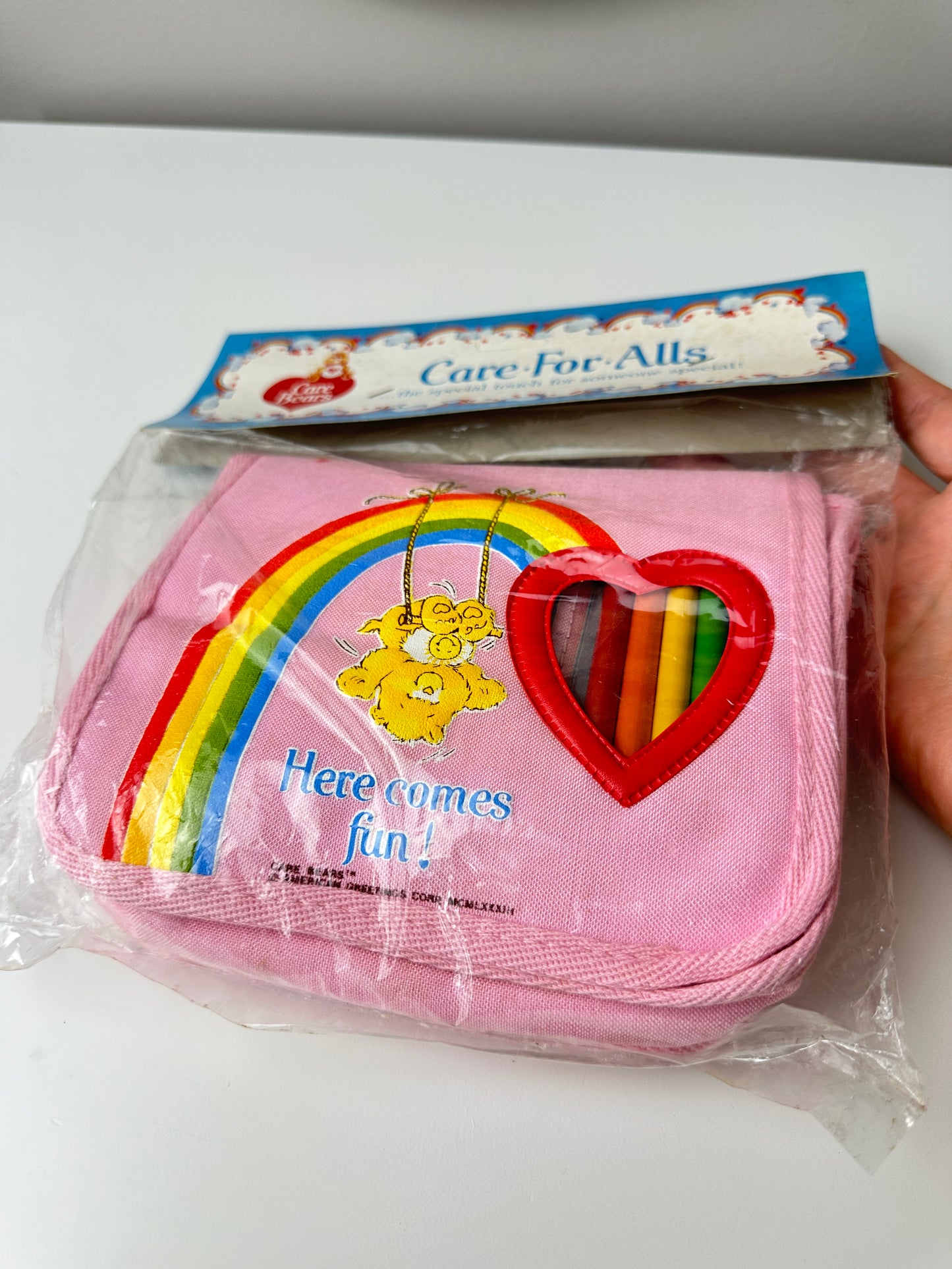 1982 Riviera AGC Care Bears Purse Mint in Package