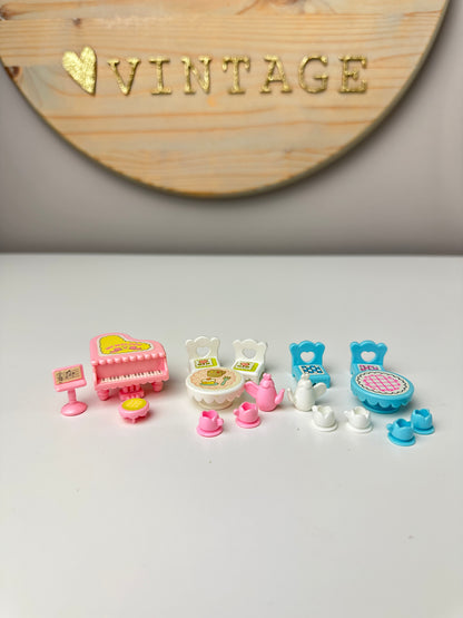 Vintage Sanrio My Melody Playset Dollhouse Pieces Lot