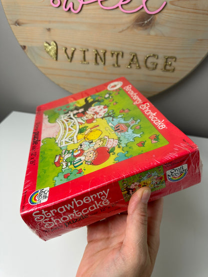 1980s Craftmaster Strawberry Shortcake Boxed Puzzle (Sealed)