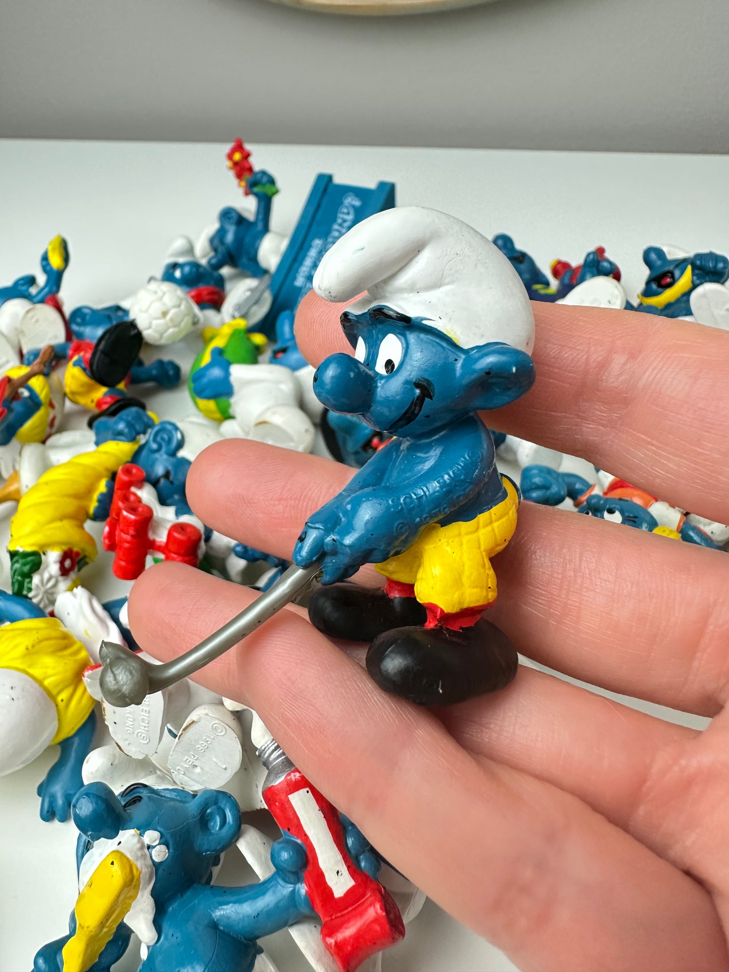 1980s Peyo Smurf Miniature PVC Figures (Sold Separately)