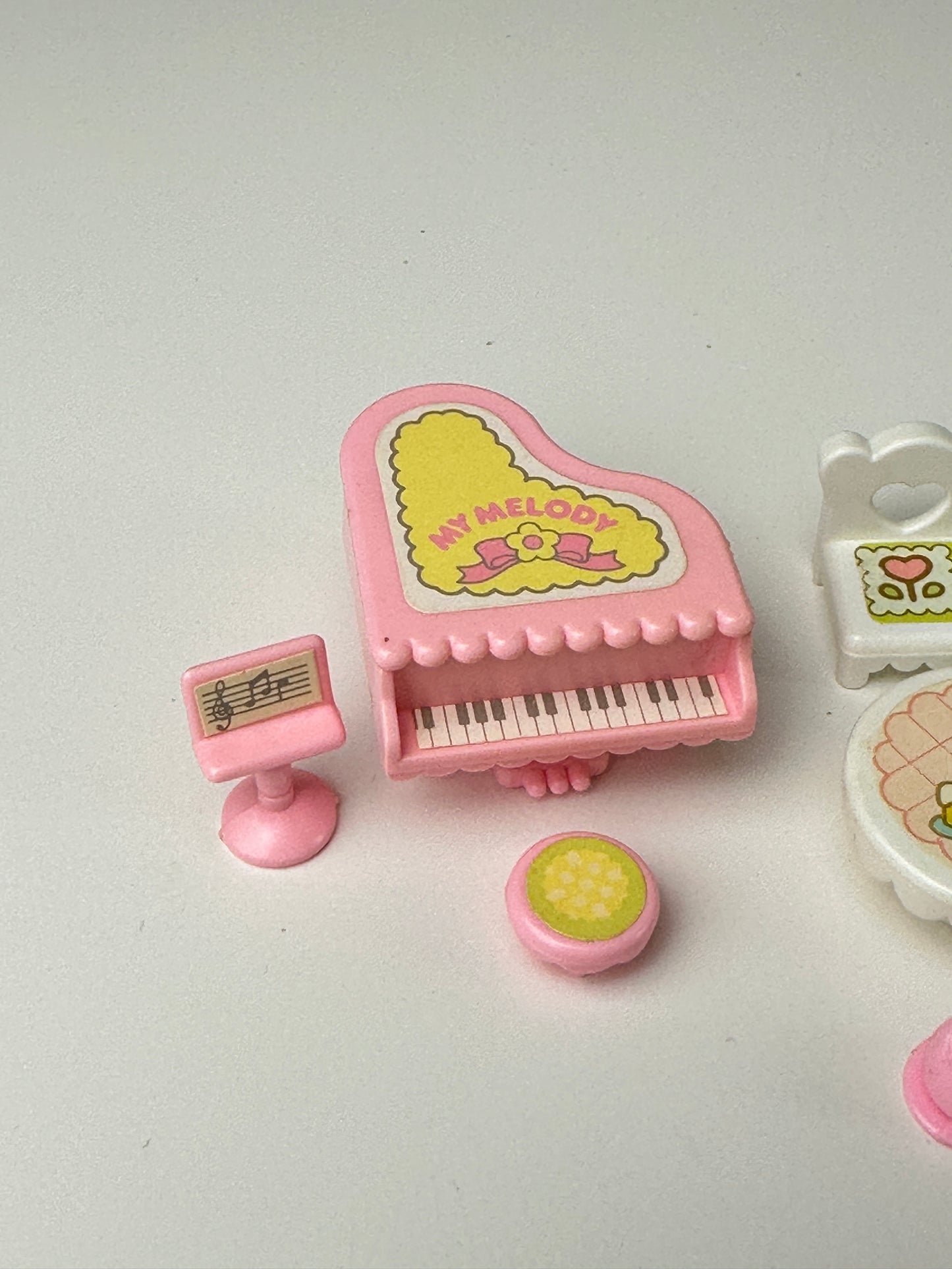 Vintage Sanrio My Melody Playset Dollhouse Pieces Lot