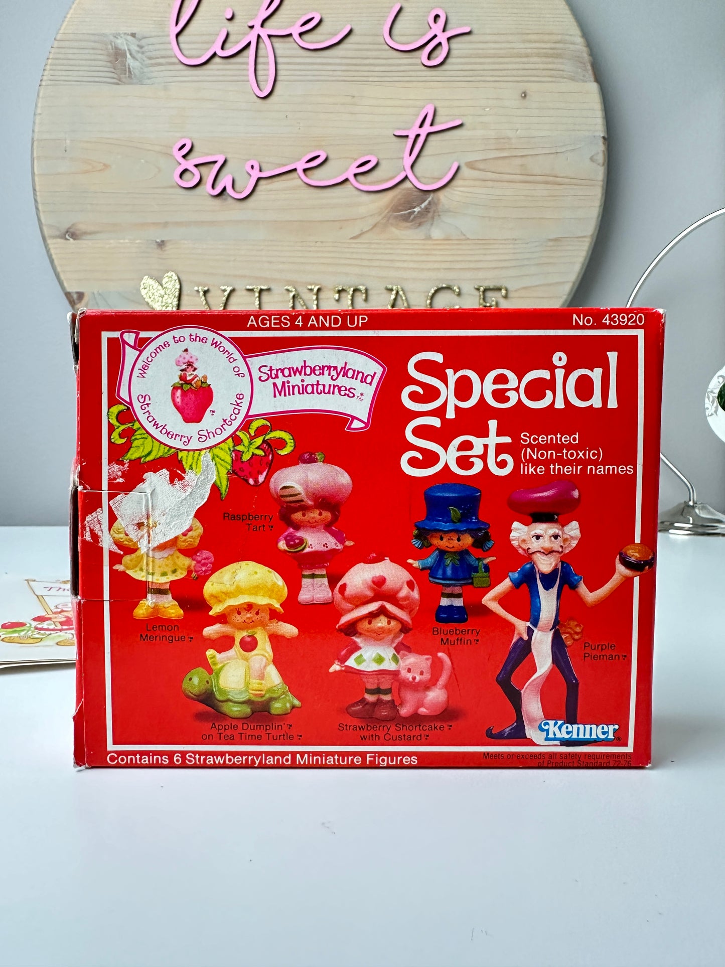 1982 Kenner Strawberry Shortcake Special Miniature Set MIB