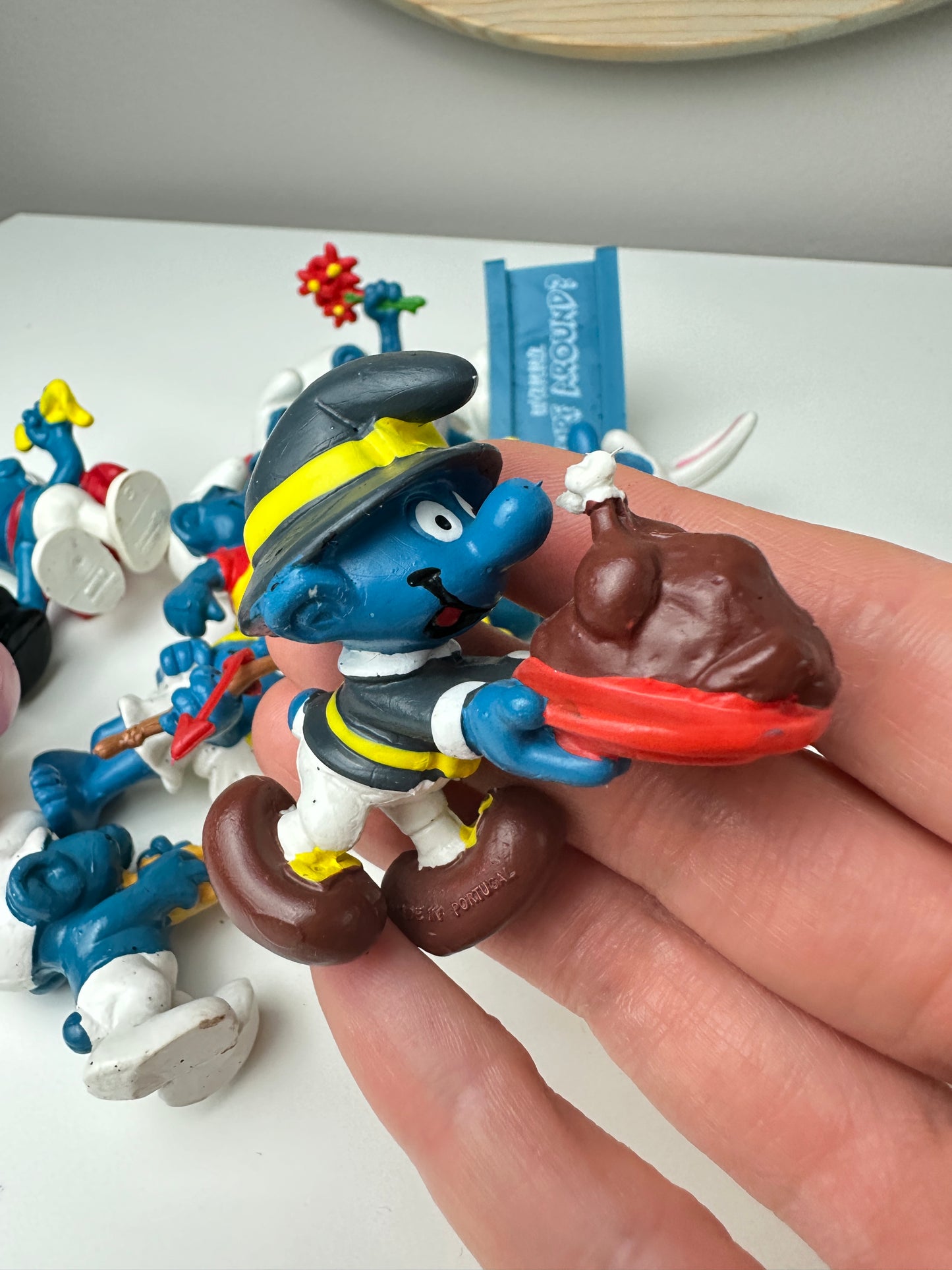 1980s Peyo Smurf Miniature PVC Figures (Sold Separately)