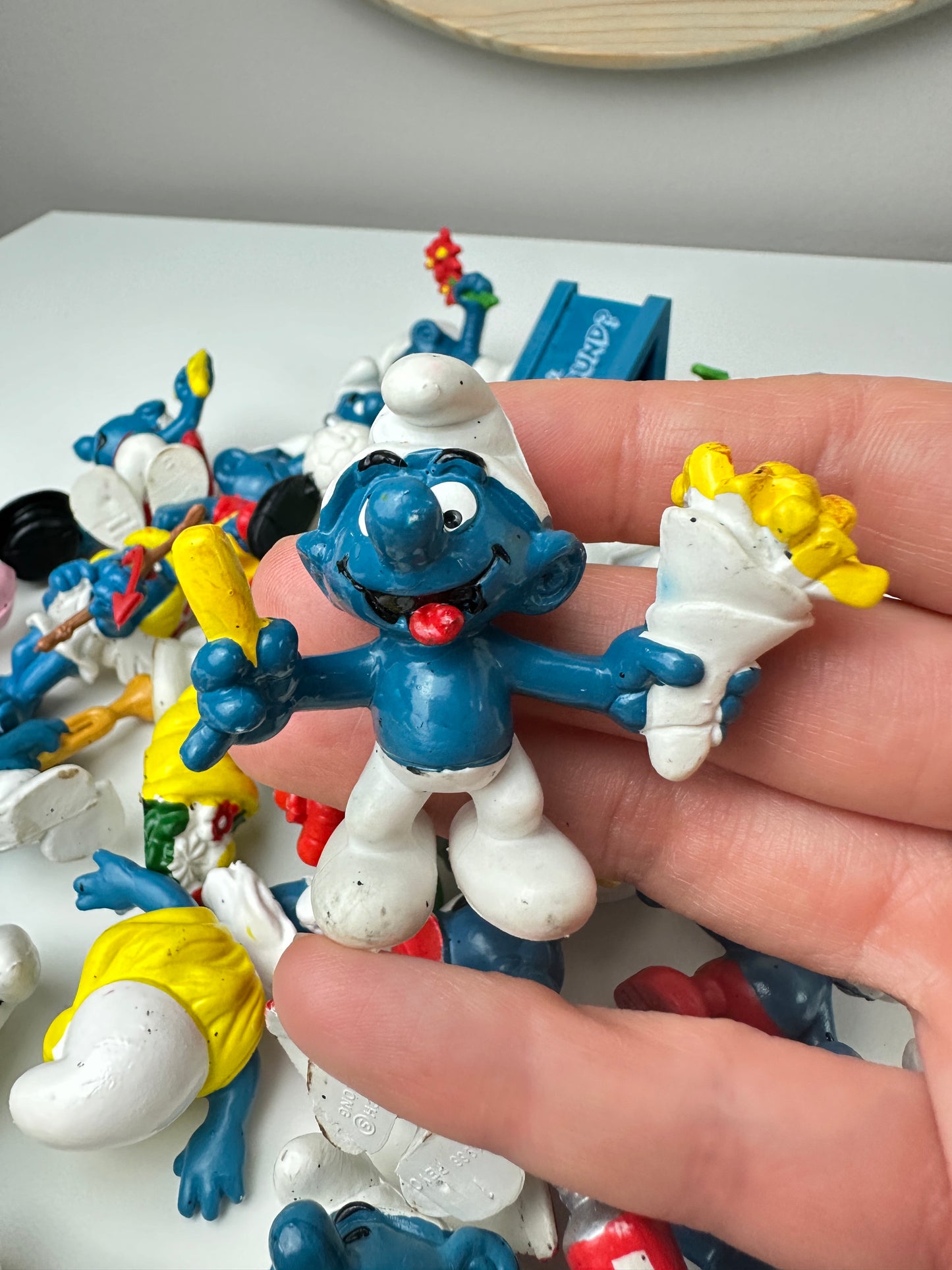 1980s Peyo Smurf Miniature PVC Figures (Sold Separately)