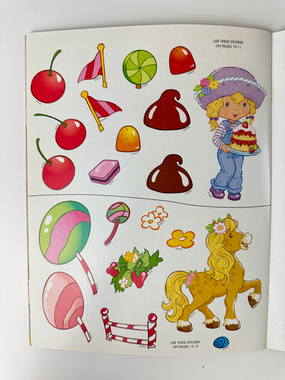 2003 Strawberry Shortcake Sticker Stories Book Unused