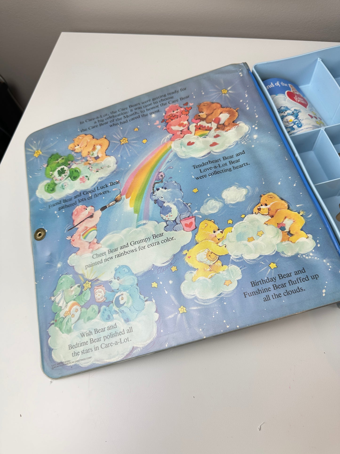 1984 Kenner Care Bears Storybook Carry Case Unused #2