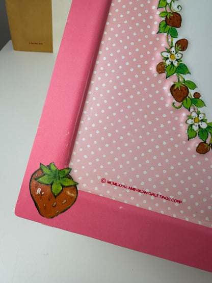 Strawberry Shortcake American Greetings Berry Special Friends Plaque Mail-In Offer with Paperwork