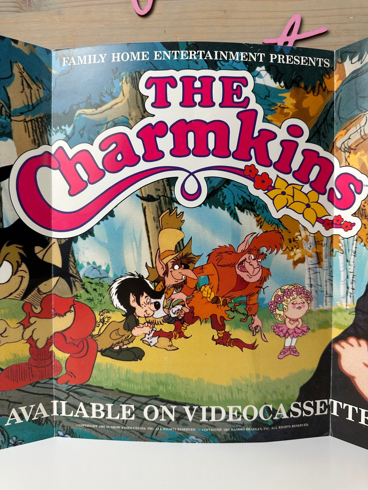 Original 1983 Charmkins Trifold Movie Poster