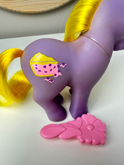 1988 Hasbro My Little Pony G1 Boysenberry Pie with Comb