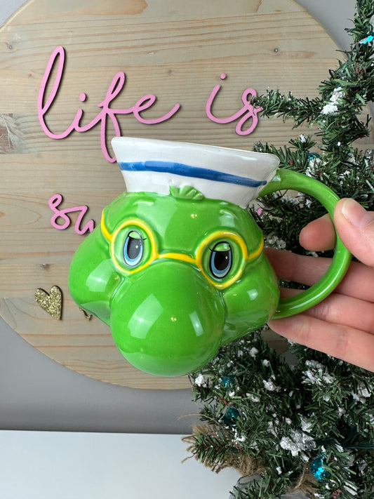 1985 Get Along Gang Braker Turtle Mug