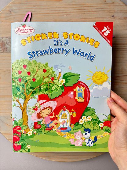 2003 Strawberry Shortcake Sticker Stories Book Unused