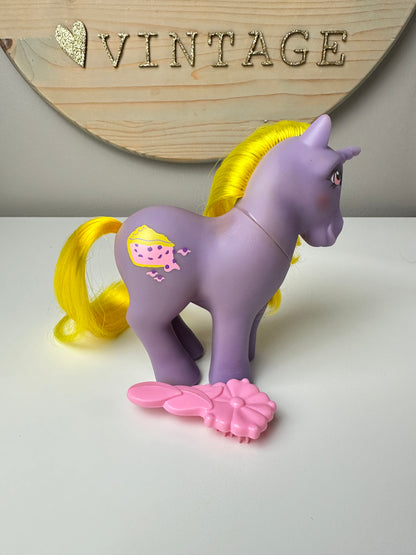 1988 Hasbro My Little Pony G1 Boysenberry Pie with Comb