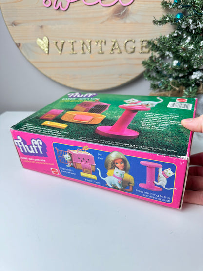 1982 Mattel Barbie Fluff Kitten Cat in Box NRFB (Factory Sealed)