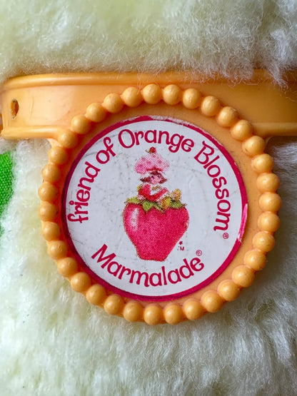 1983 Kenner Strawberry Shortcake Marmalade Plush RARE (Friend of Orange Blossom)