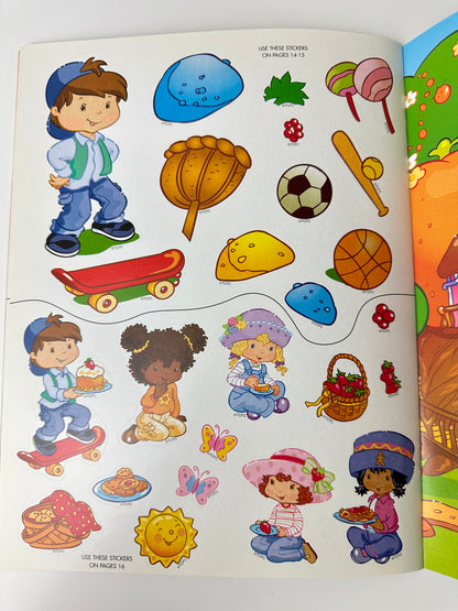 2003 Strawberry Shortcake Sticker Stories Book Unused