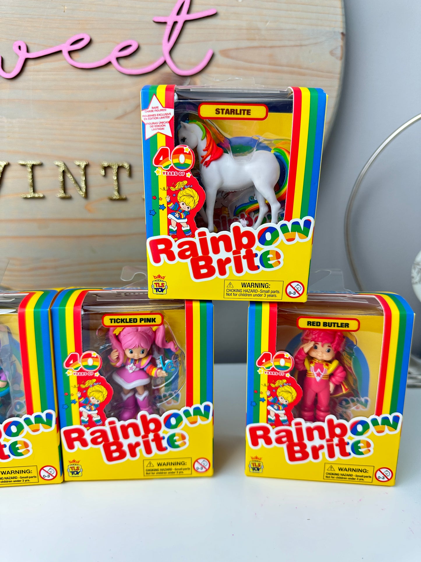 2023 Rainbow Brite TLS The Loyal Subjects CheeBee Miniature Set of Six NEW