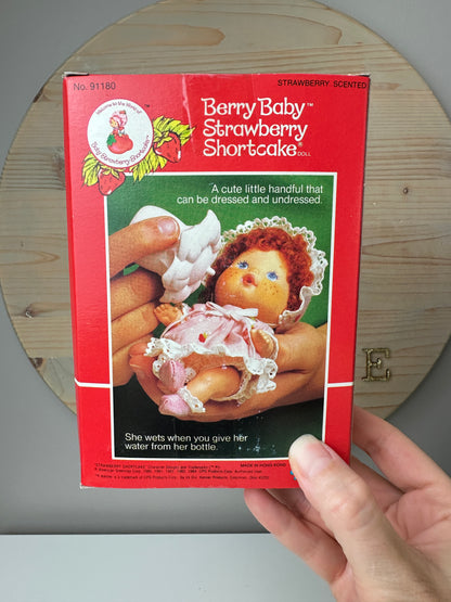 1984 Kenner Strawberry Shortcake Berry Baby NRFB Factory Sealed