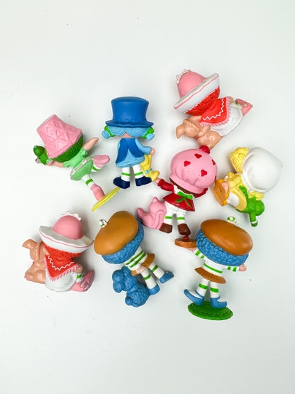 1983 Kenner Strawberry Shortcake Strawberryland Miniatures Minis PVC Figures (Sold Separately)