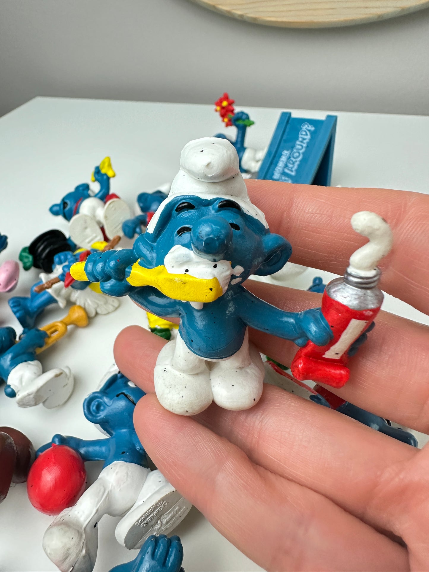 1980s Peyo Smurf Miniature PVC Figures (Sold Separately)