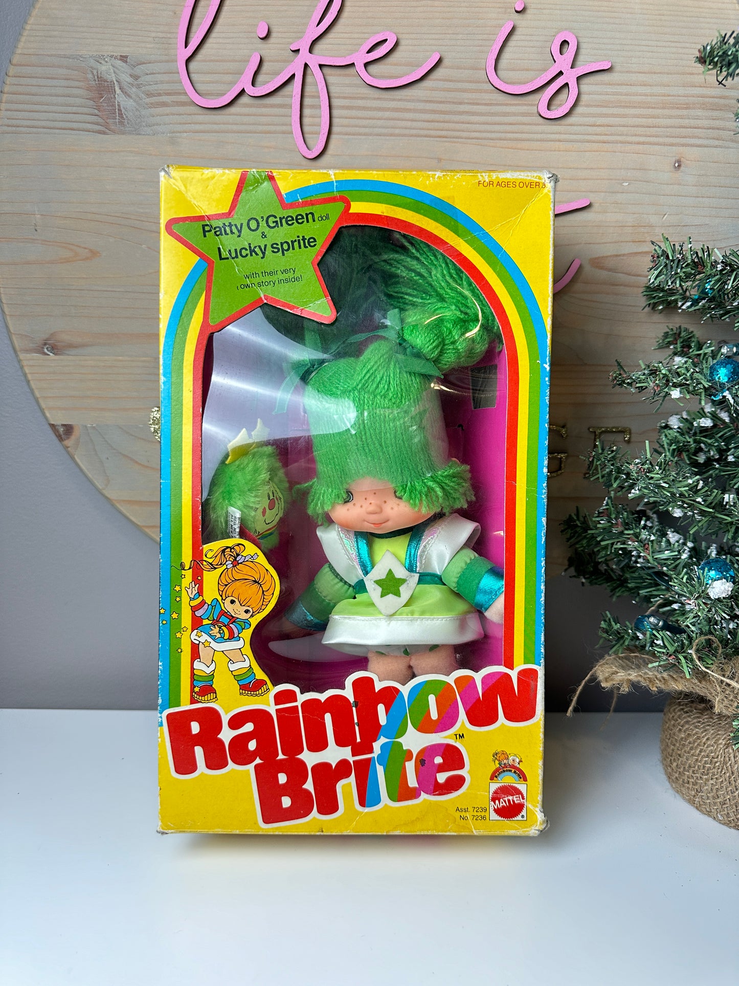 1983 Mattel Rainbow Brite Patty O' Green with Lucky Sprite Doll in Box