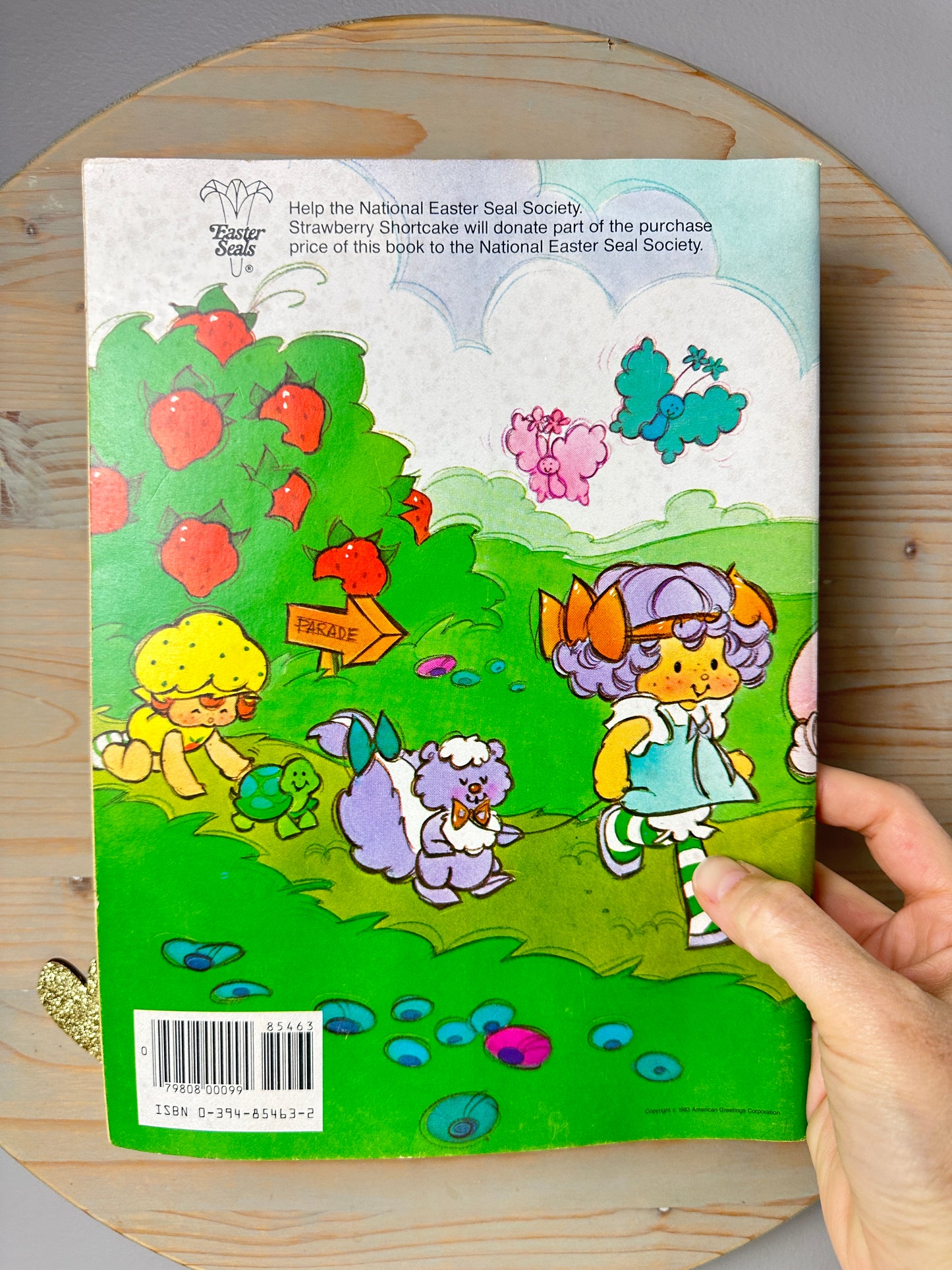 1980s Kenner Strawberry Shortcake Pets On Parade Coloring Book (Unused)