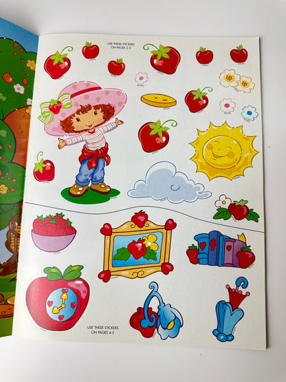 2003 Strawberry Shortcake Sticker Stories Book Unused