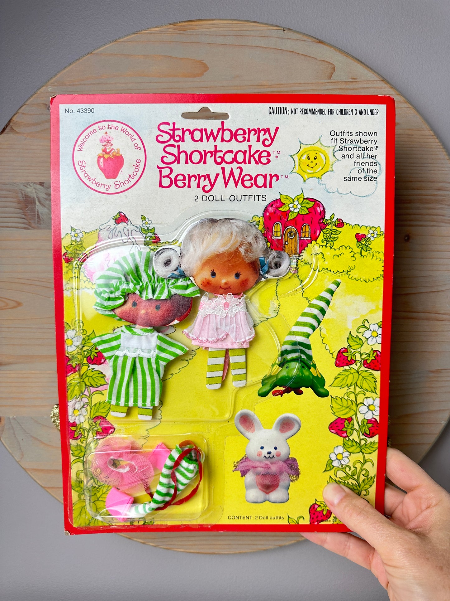 1980s Kenner Strawberry Shortcake Berry Wear MOC [Opened]