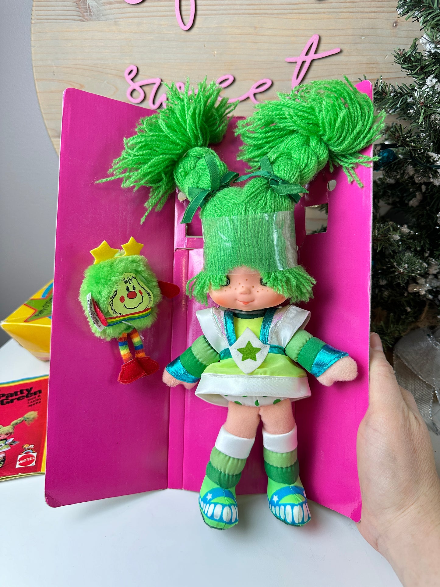 1983 Mattel Rainbow Brite Patty O' Green with Lucky Sprite Doll in Box