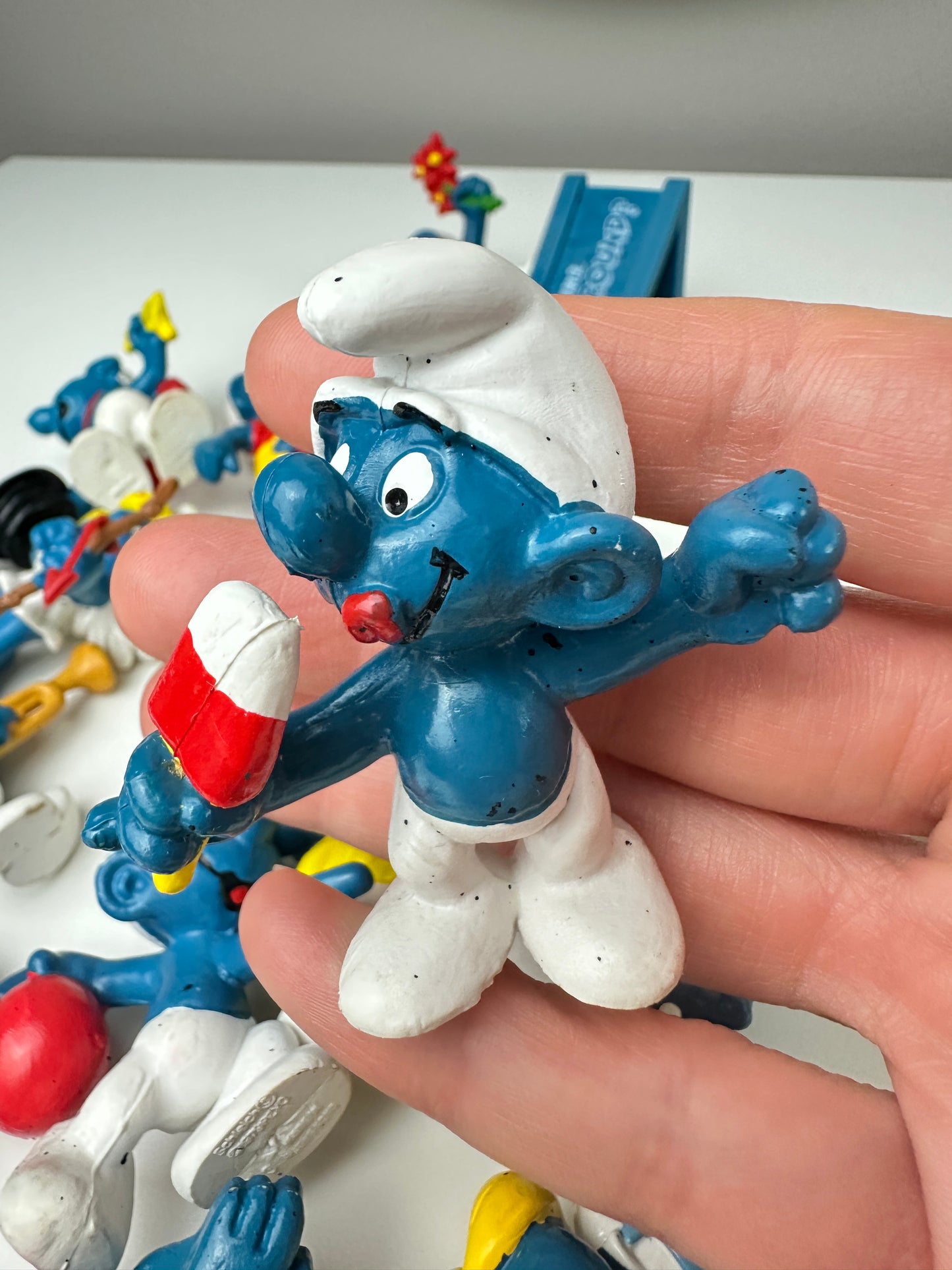 1980s Peyo Smurf Miniature PVC Figures (Sold Separately)