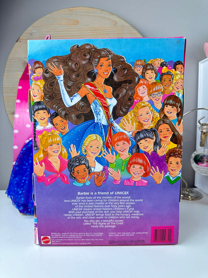 1989 Mattel Special Edition Unicef Barbie AA MIB