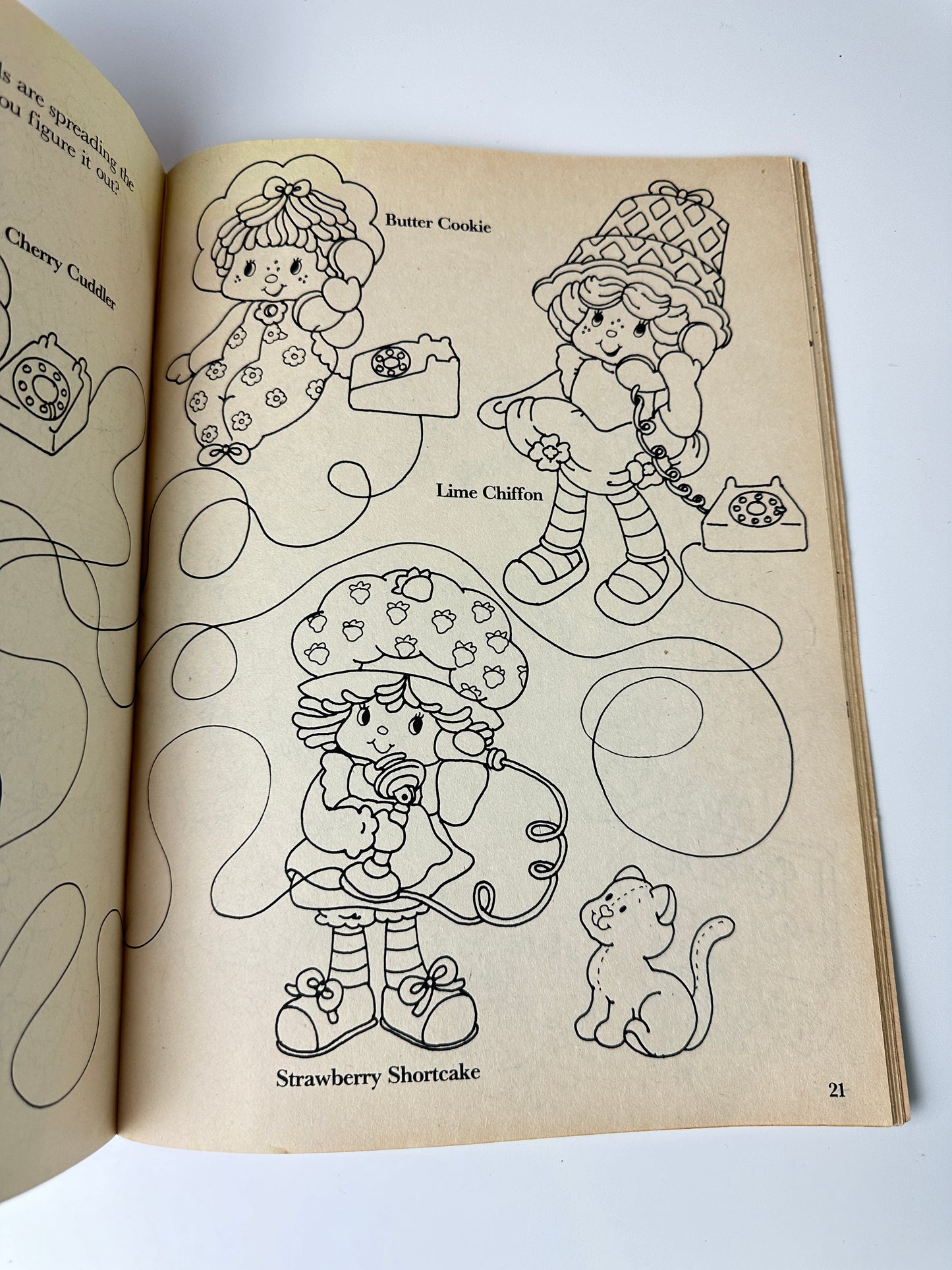 1980s Kenner Strawberry Shortcake Pets On Parade Coloring Book (Unused)