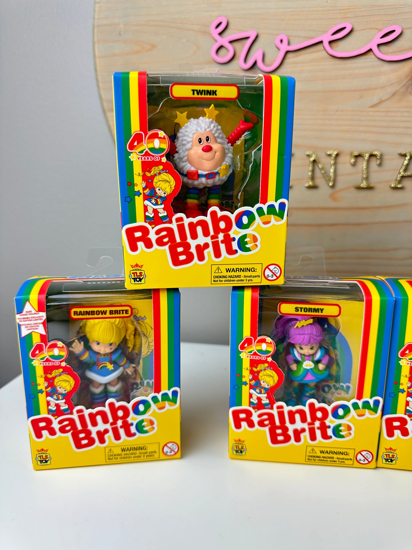 2023 Rainbow Brite TLS The Loyal Subjects CheeBee Miniature Set of Six NEW