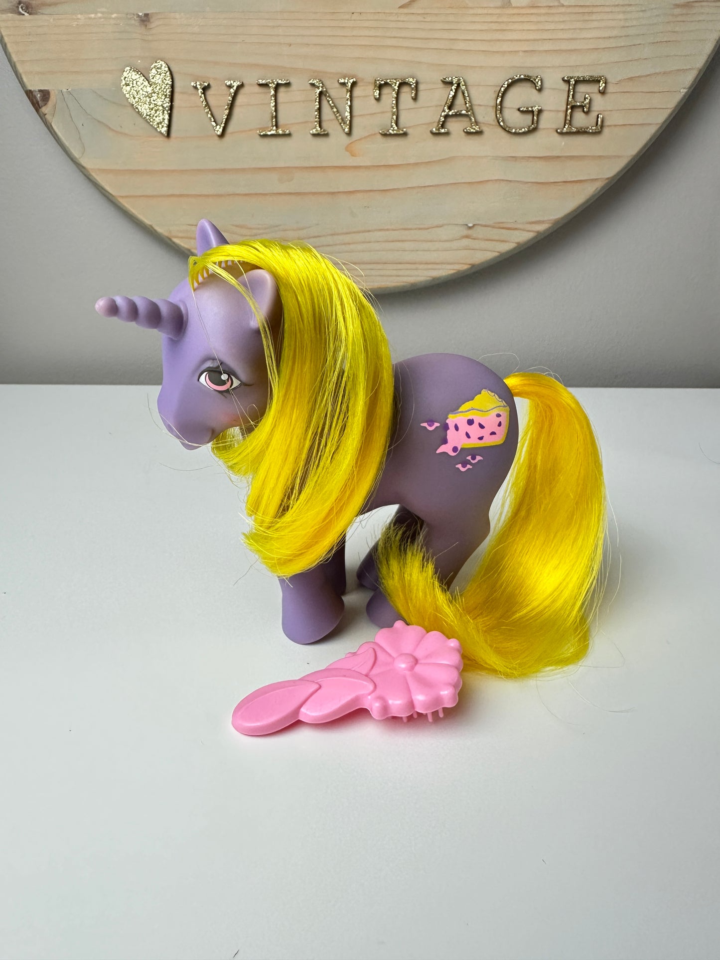 1988 Hasbro My Little Pony G1 Boysenberry Pie with Comb