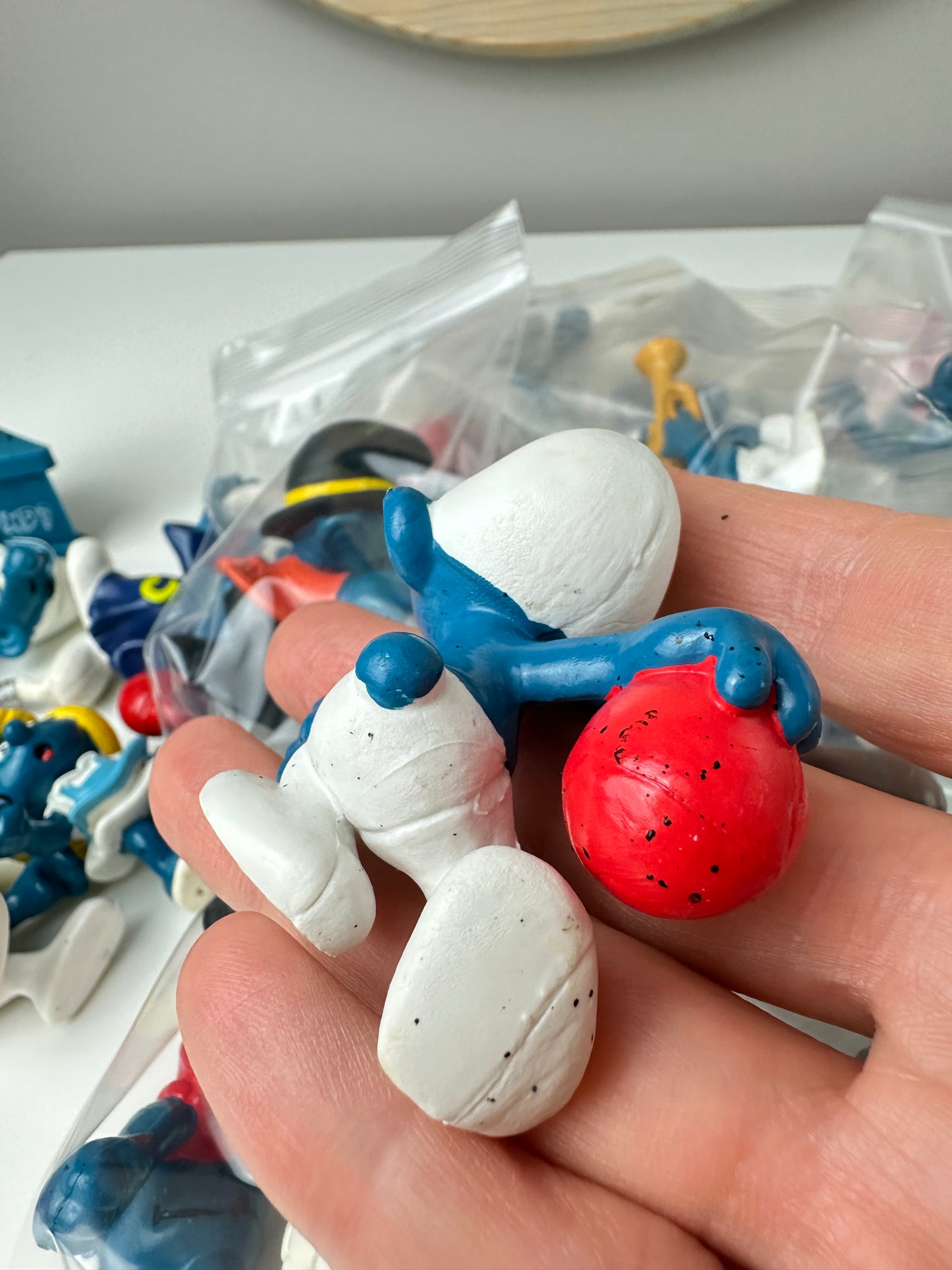 1980s Peyo Smurf Miniature PVC Figures (Sold Separately)