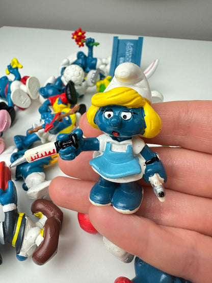 1980s Peyo Smurf Miniature PVC Figures (Sold Separately)