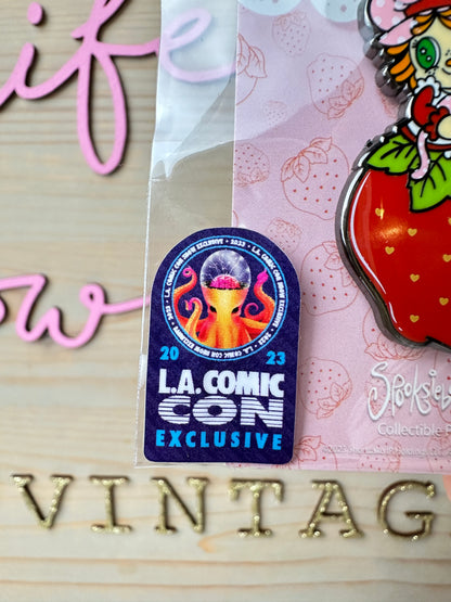 Spooksieboo Strawberry Shortcake LA Comic Con Exclusive Pin MIP