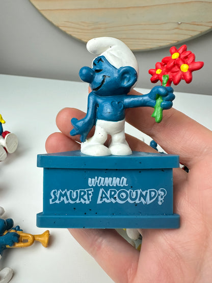 1980s Peyo Smurf Miniature PVC Figures (Sold Separately)