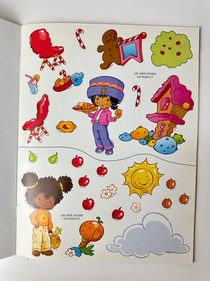 2003 Strawberry Shortcake Sticker Stories Book Unused