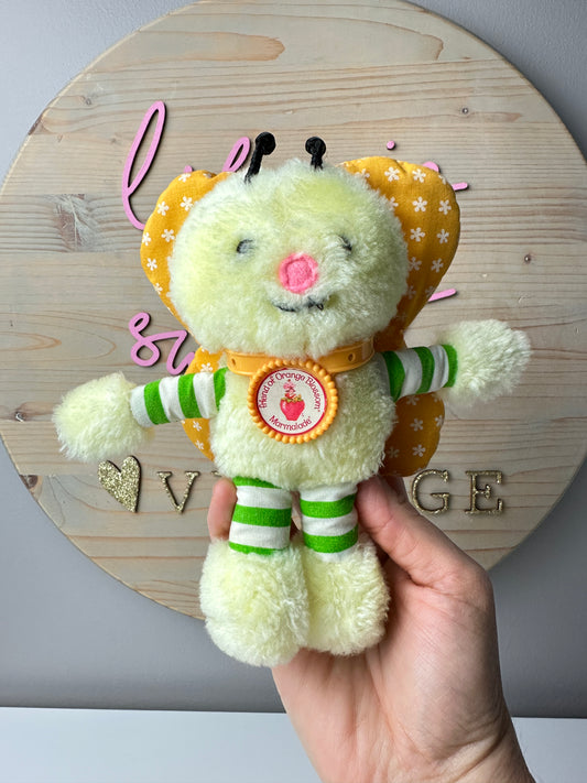 1983 Kenner Strawberry Shortcake Marmalade Plush RARE (Friend of Orange Blossom)