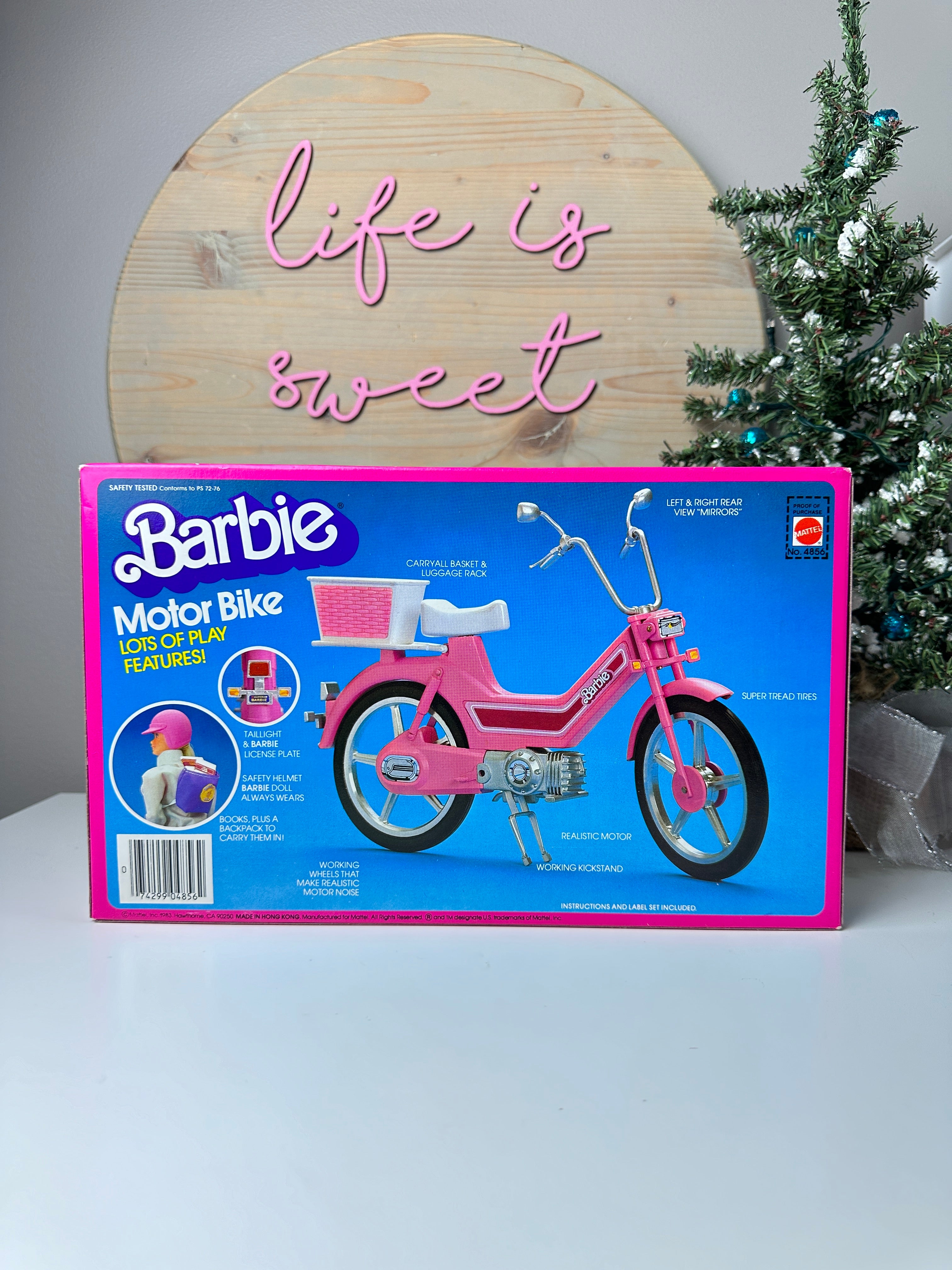 1983 Mattel Barbie Motorbike in Box NRFB Factory Sealed Life Is Sweet Vintage