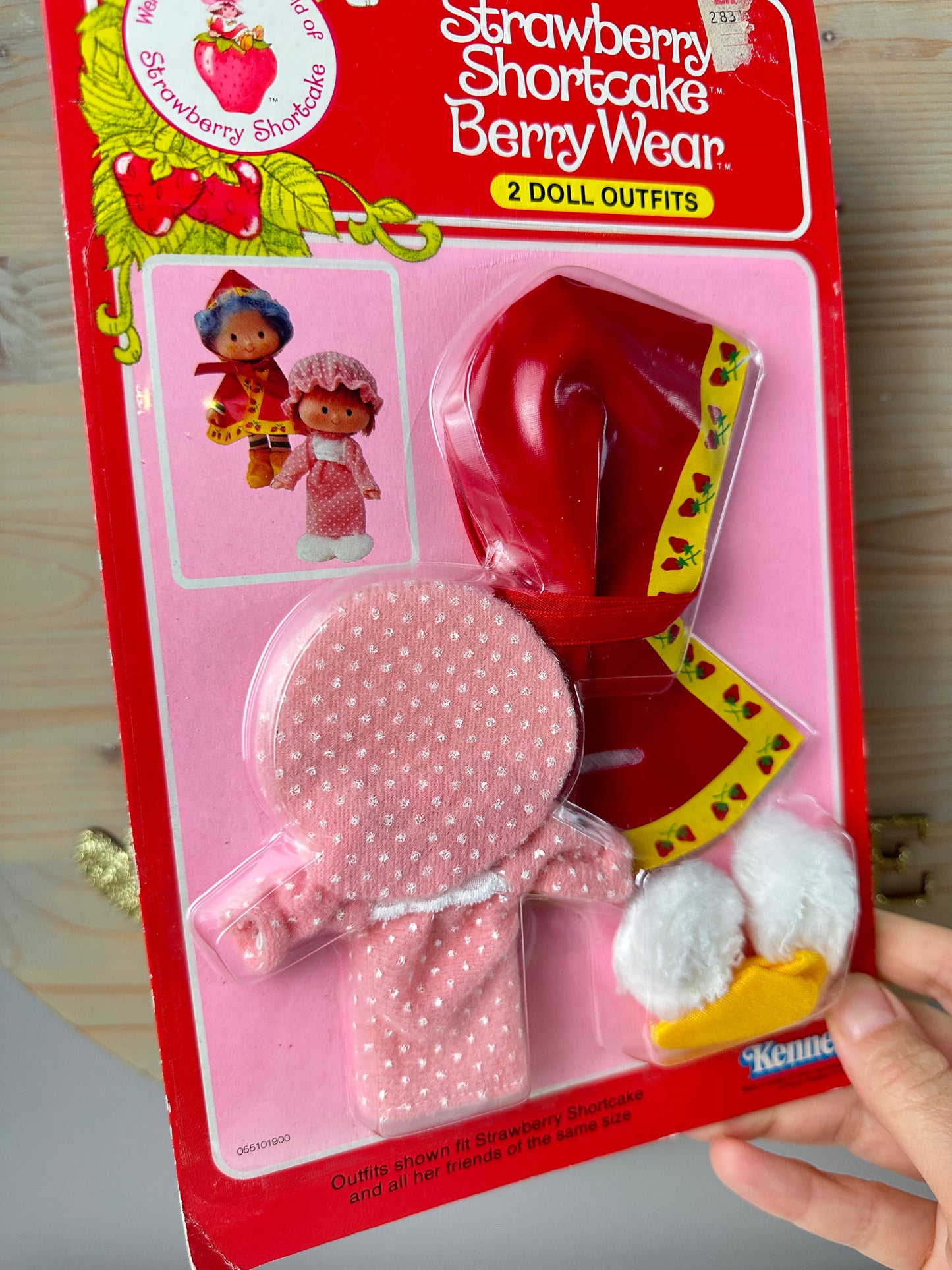 1980s Kenner Strawberry Shortcake Berry Wear MOC