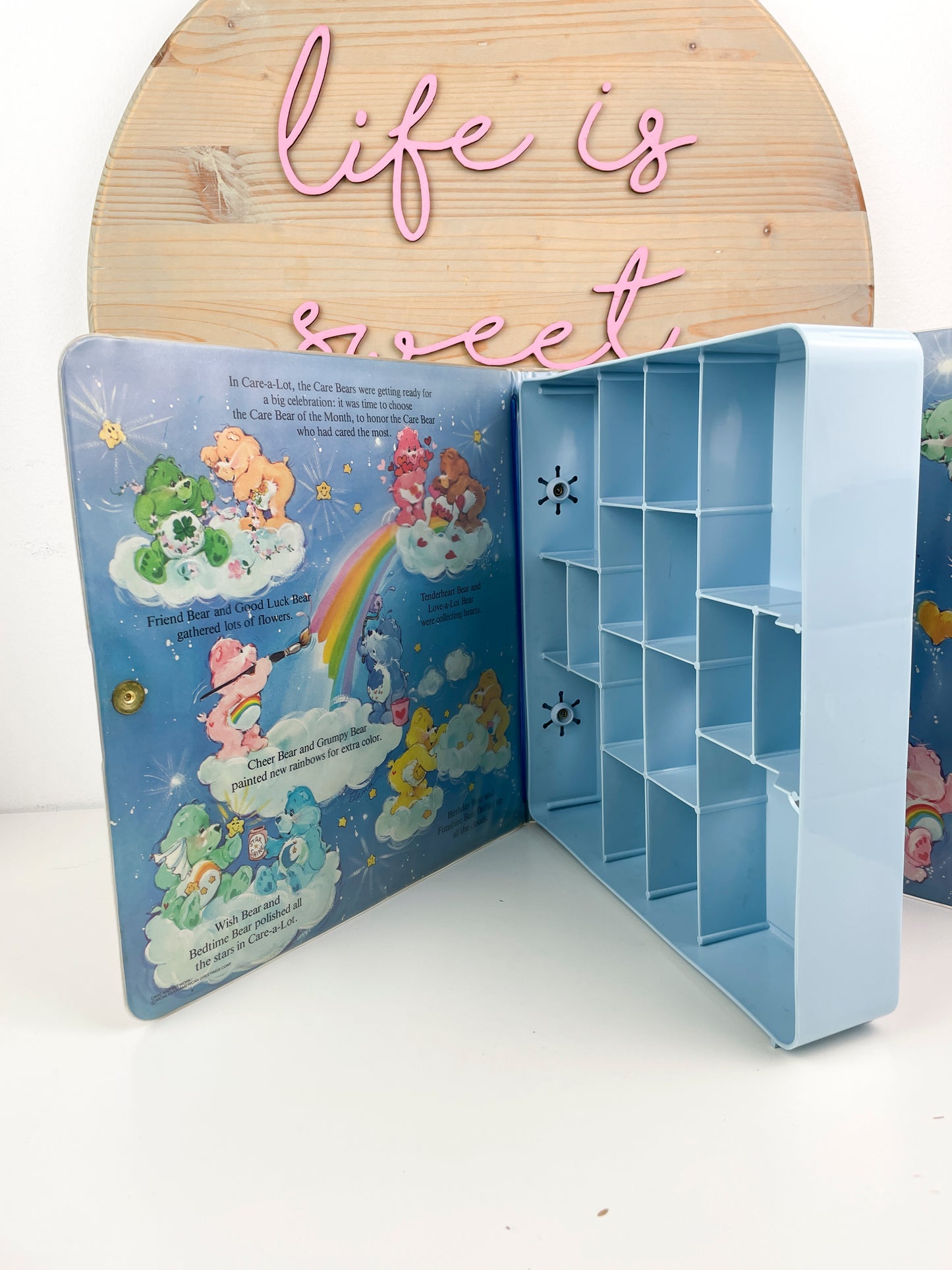 1980s Kenner Care Bears Storybook Carry Case