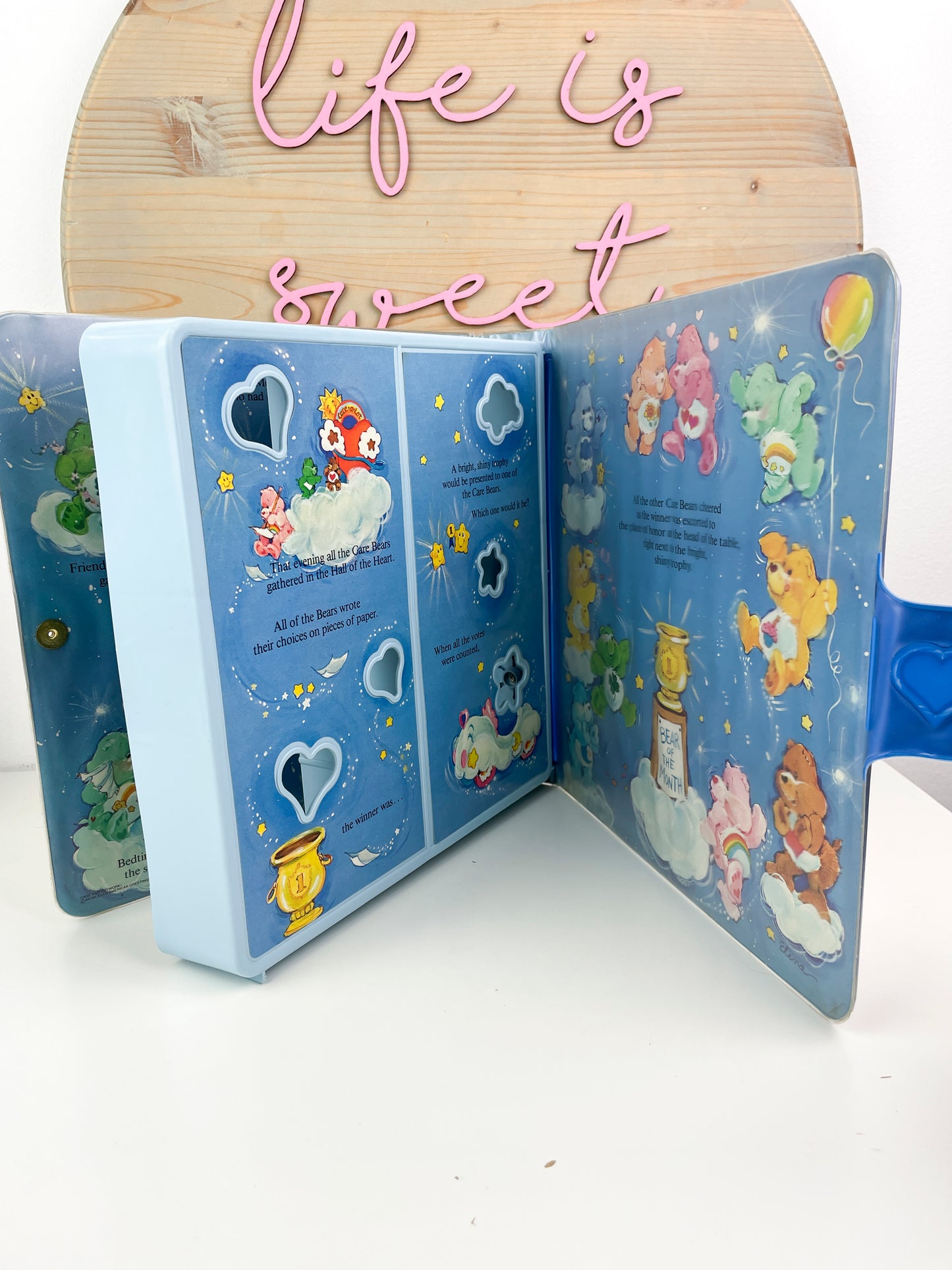 1980s Kenner Care Bears Storybook Carry Case