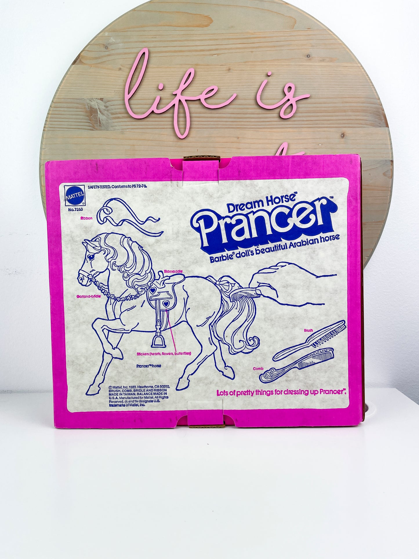 1983 Mattel Barbie Prancer Horse in Box MIB Unplayed With