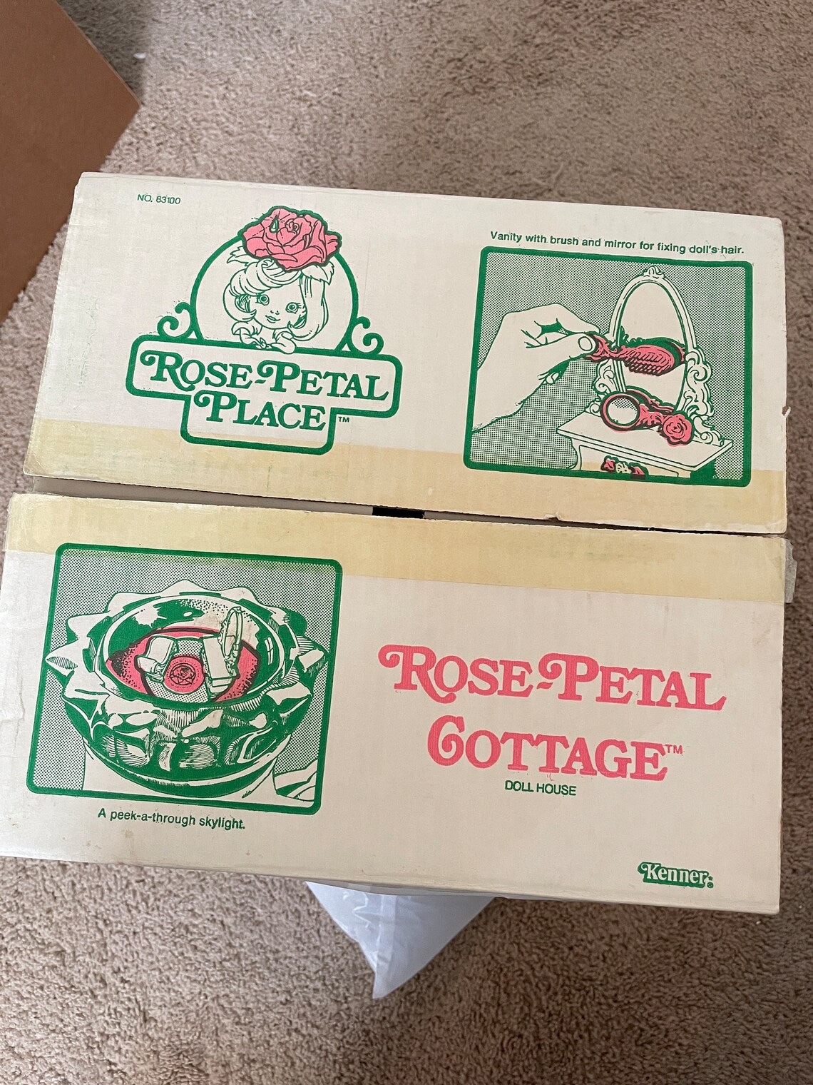 Vintage Kenner Rose Petal store Place Cottage Dollhouse Playset