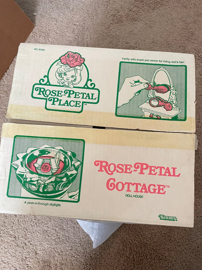 1984 Kenner Rose Petal Place Cottage Dollhouse MIB NRFB