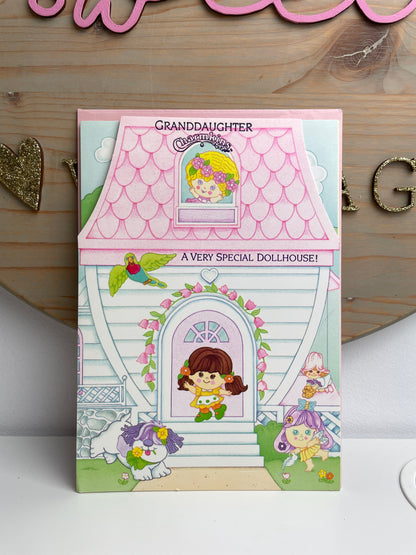 1986 Charmkins Birthday Dollhouse Card Unused w/ Envelope